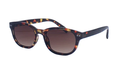 Квадратные солнцезащитные очки в простом стиле с черепаховым панцирем для взрослых