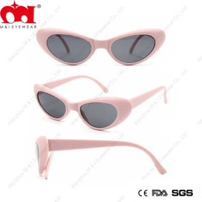 Кошачий глаз, модные пластиковые солнцезащитные очки для девочек на открытом воздухе, роскошные простые детские солнцезащитные очки (LT905060)